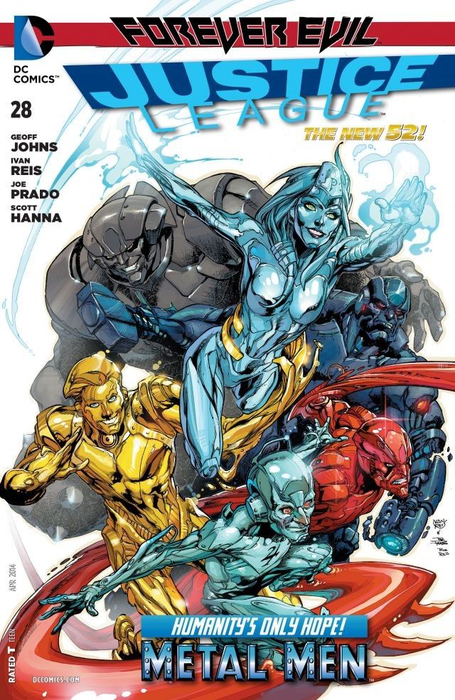 Justice League (2011) #28 cover
