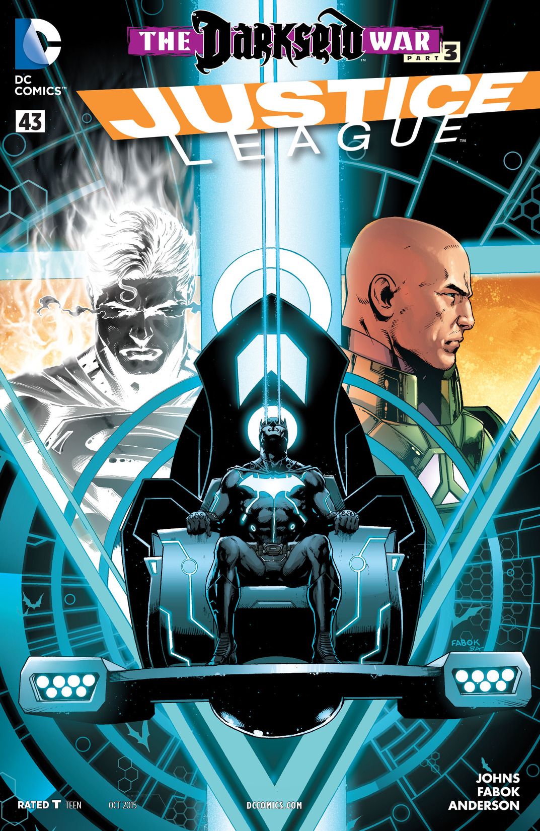 Justice League (2011) #43 cover