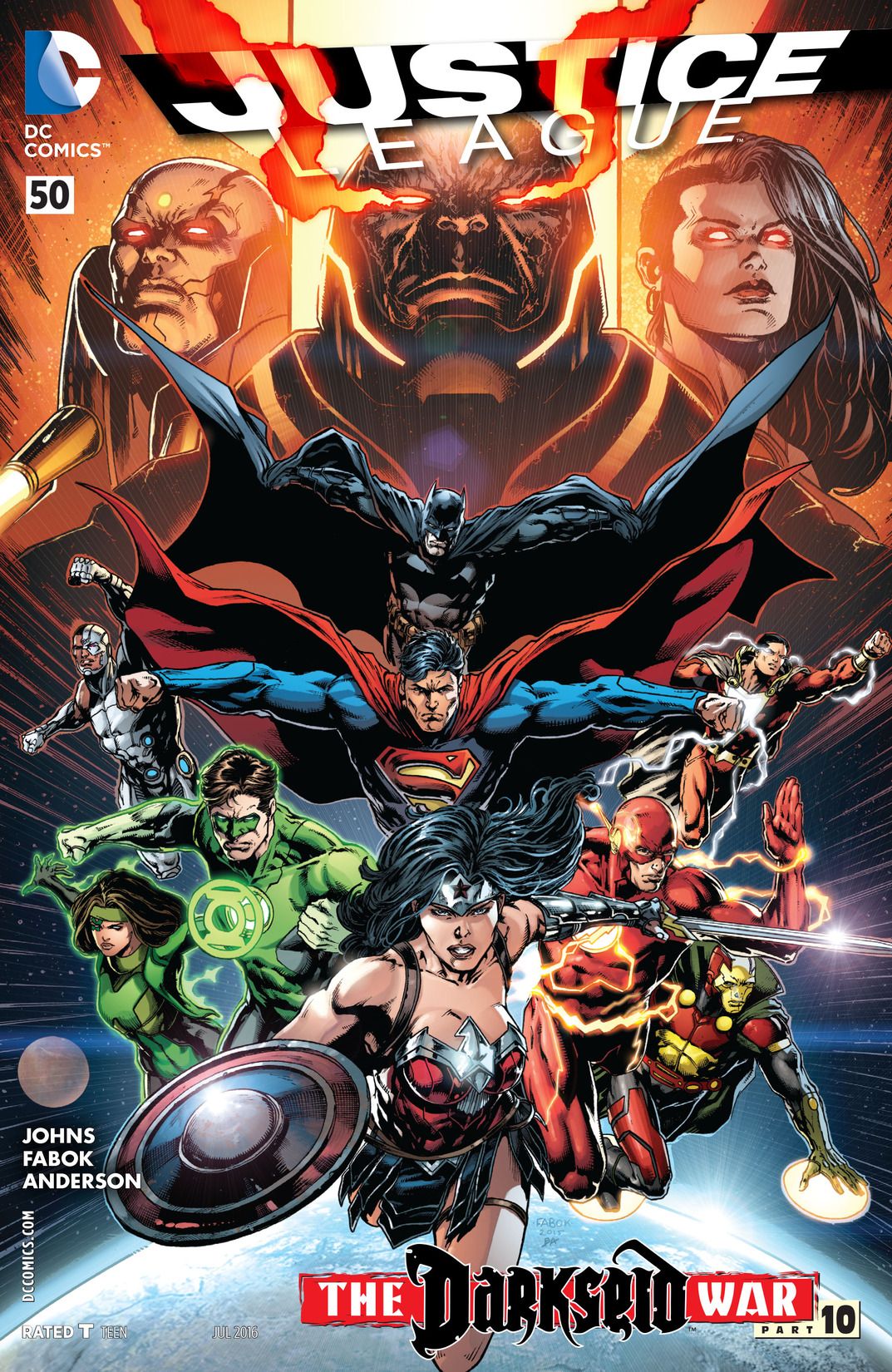 Justice League (2011) #50 cover
