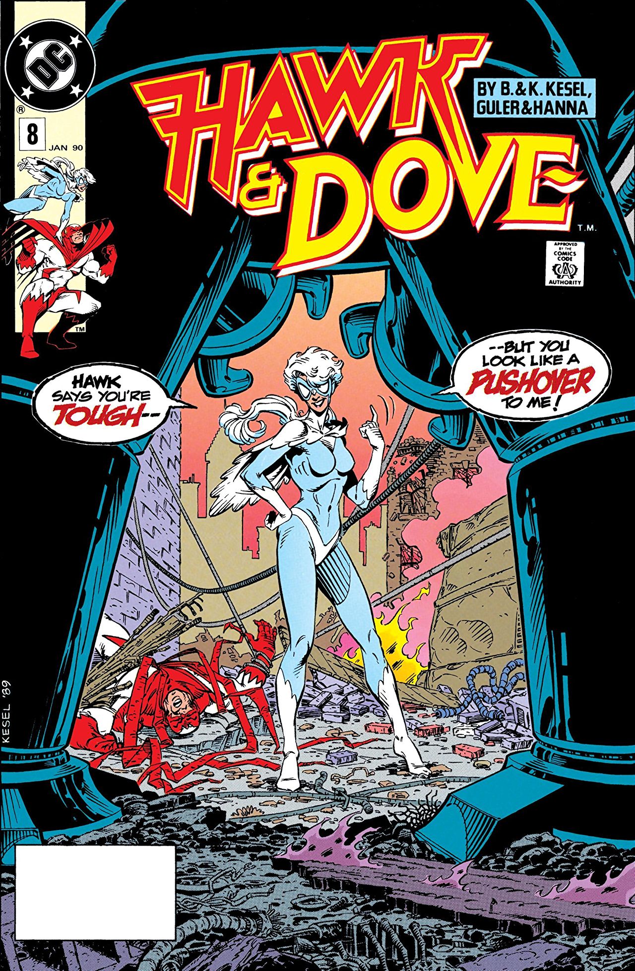 Hawk and Dove (1989) #8 cover