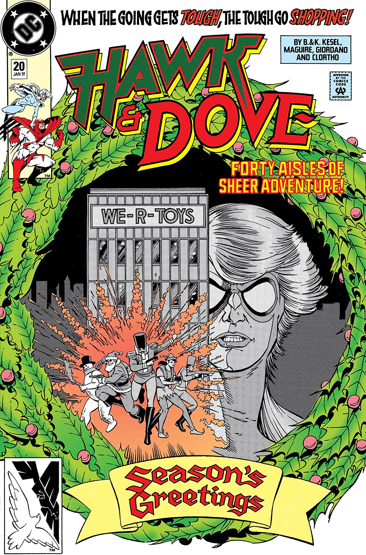 Hawk and Dove (1989) #20 cover