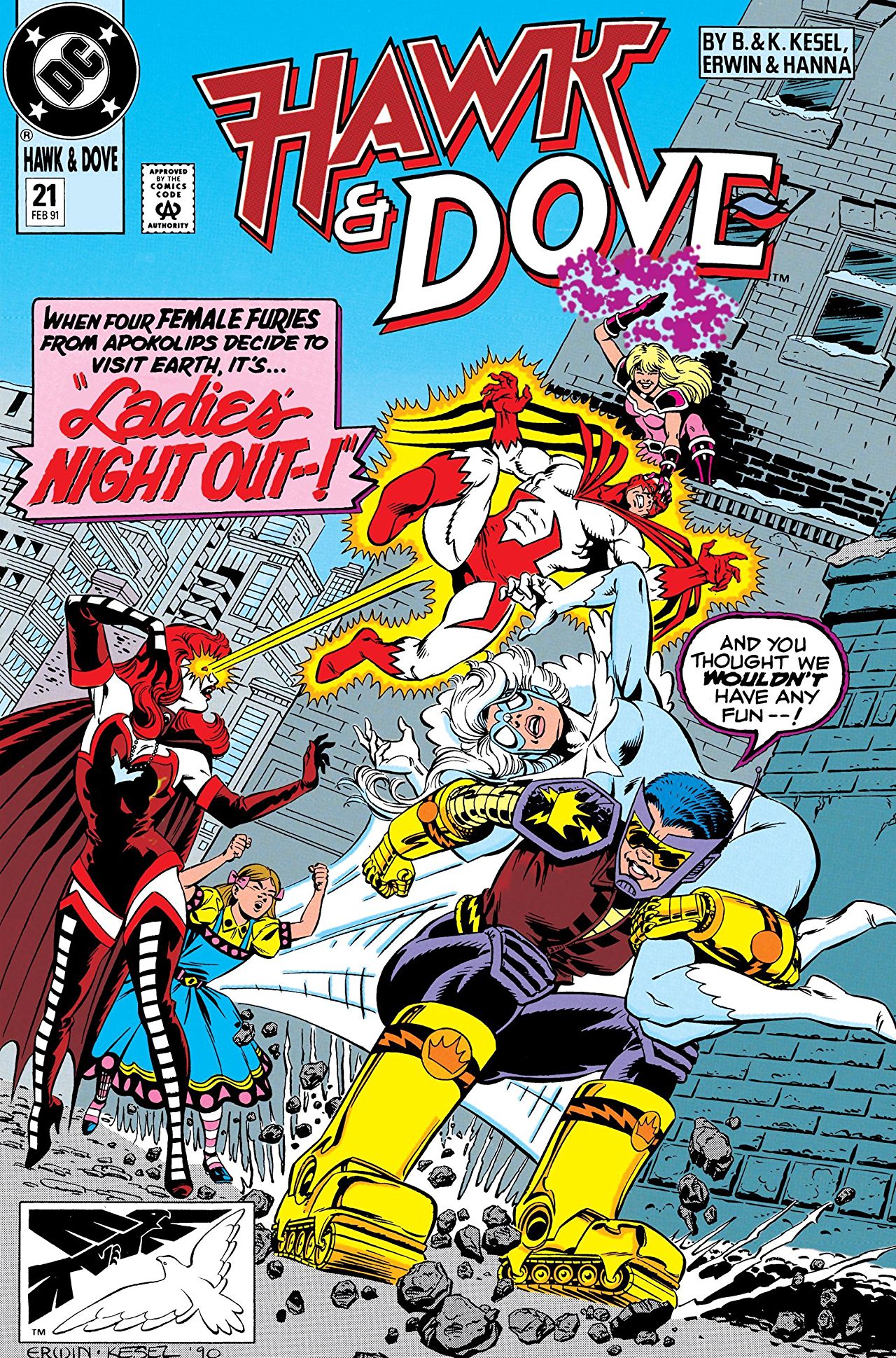 Hawk and Dove (1989) #21 cover