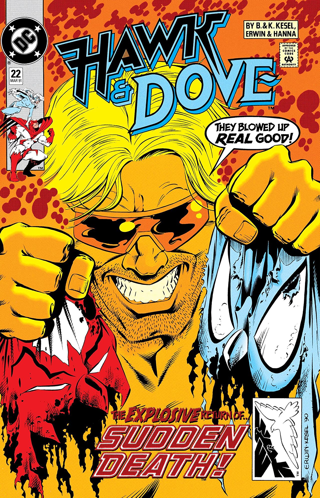 Hawk and Dove (1989) #22 cover