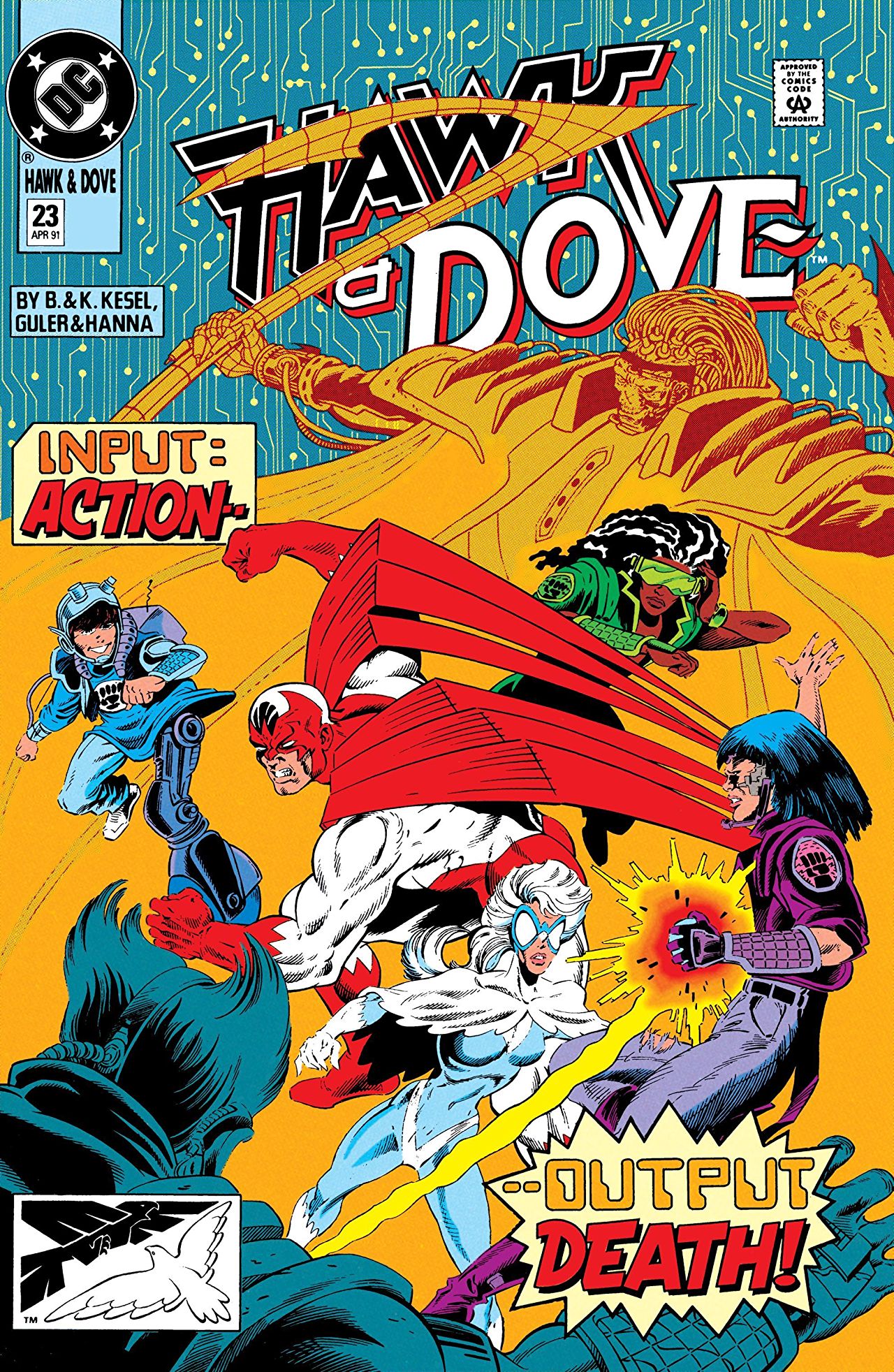Hawk and Dove (1989) #23 cover