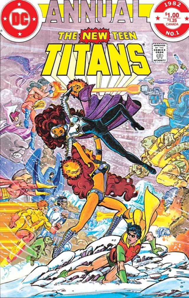 The New Teen Titans Annual #1 cover