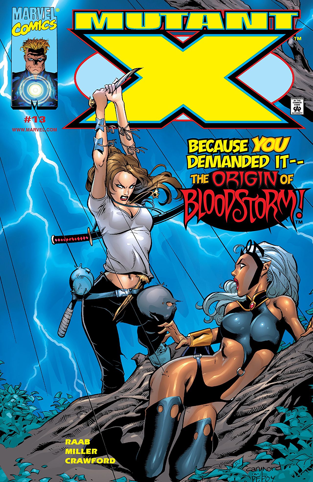 Mutant X (1998) #13 cover