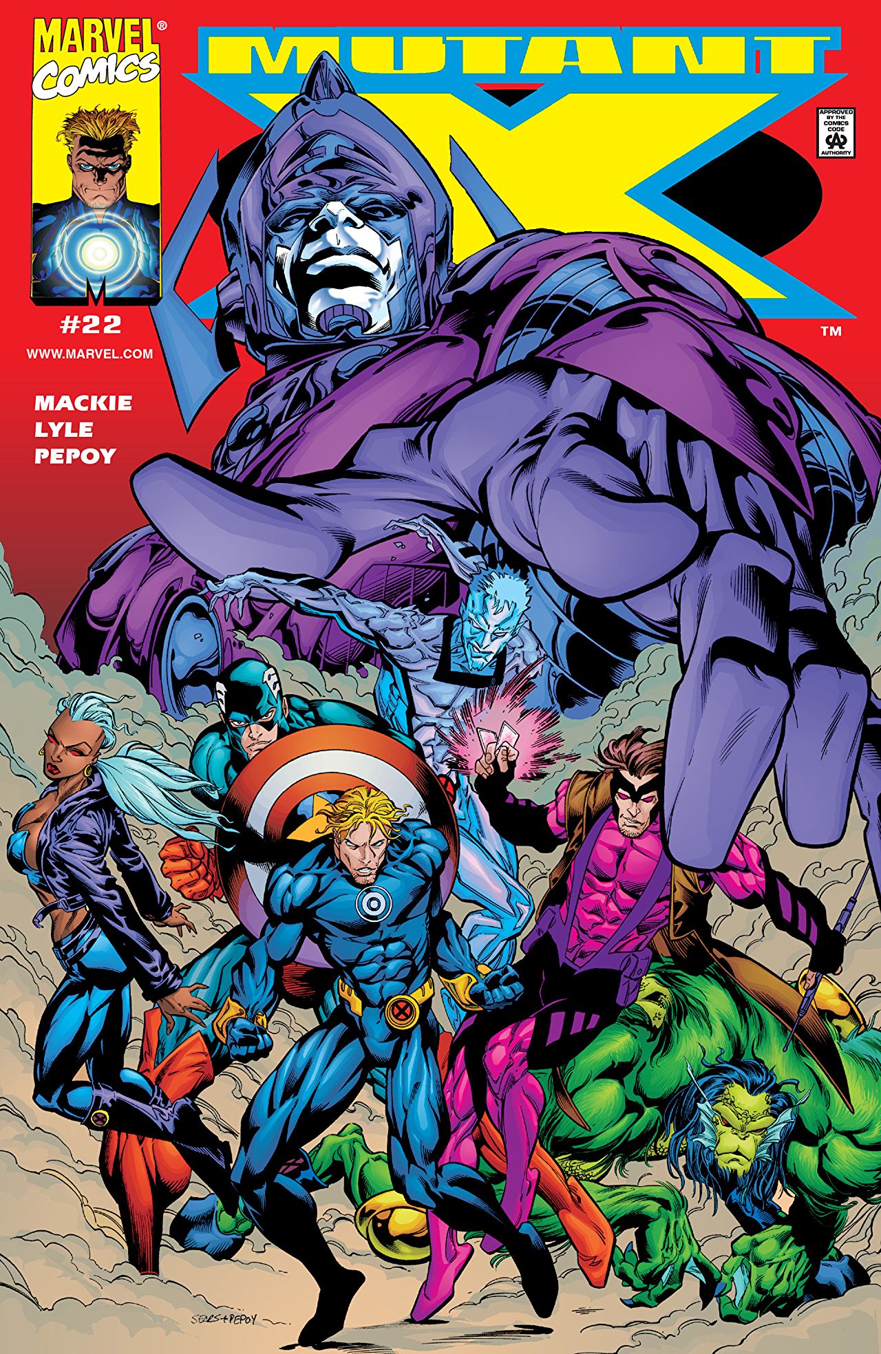 Mutant X (1998) #22 cover