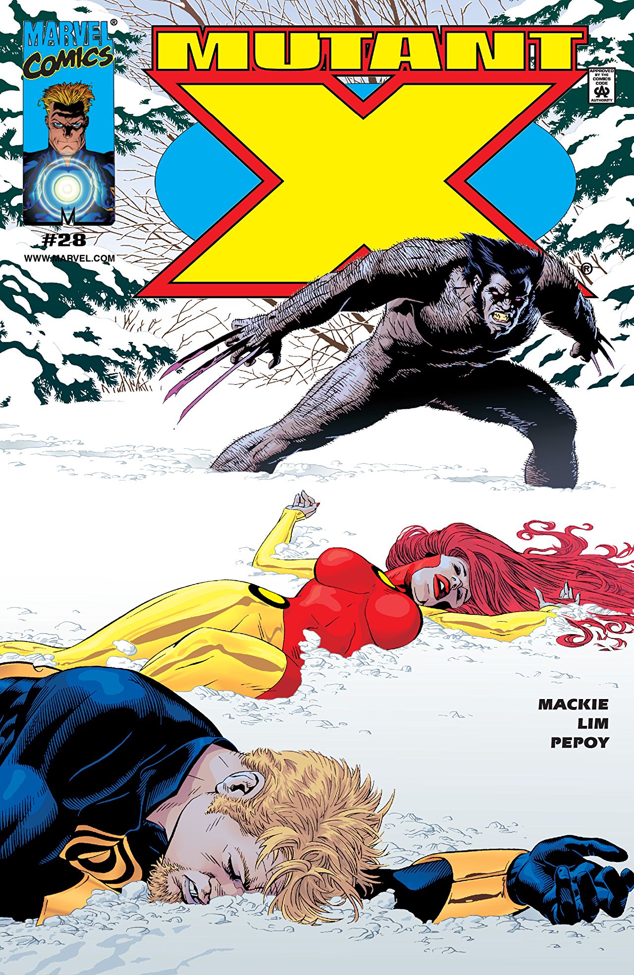 Mutant X (1998) #28 cover