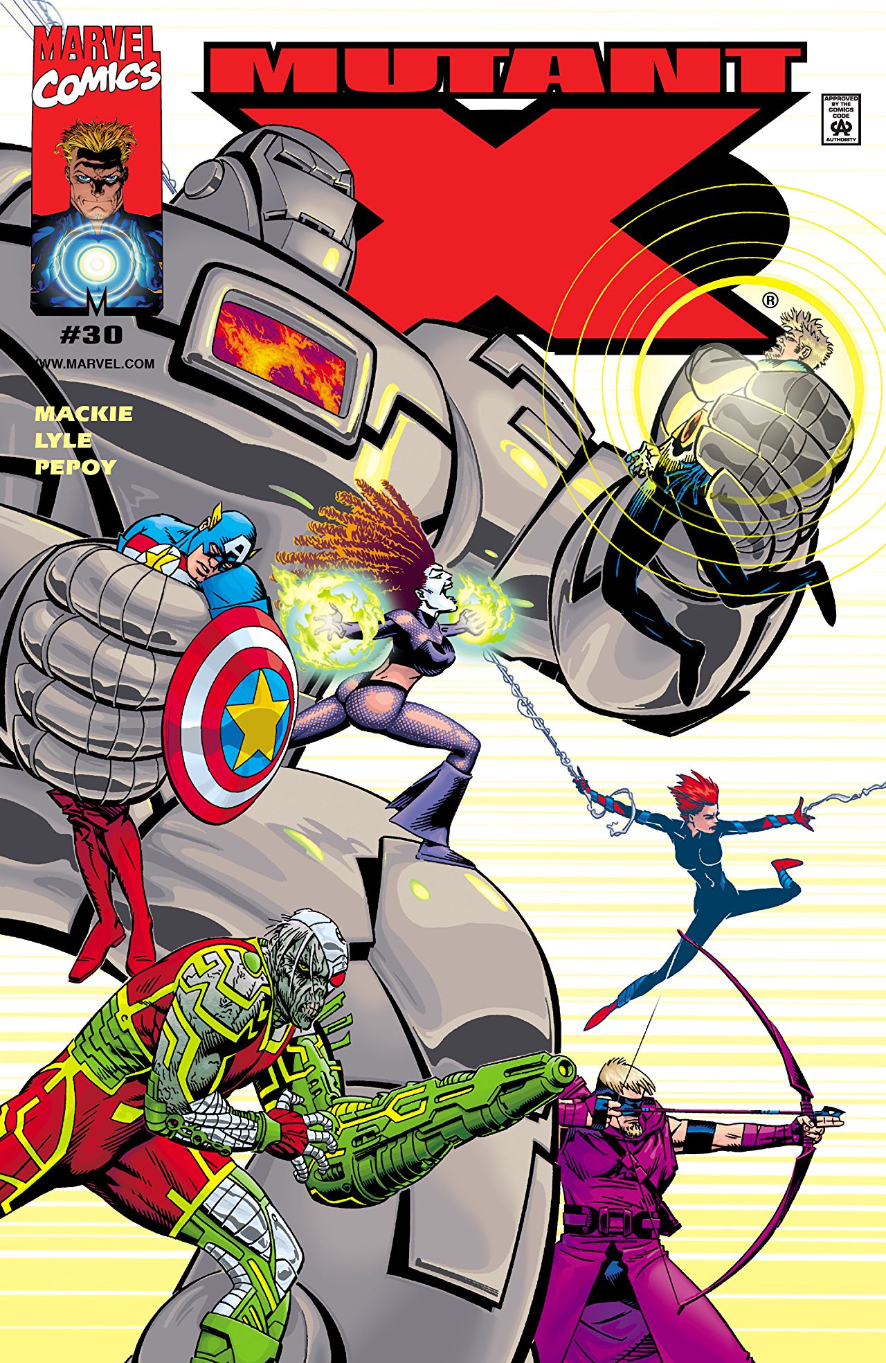 Mutant X (1998) #30 cover