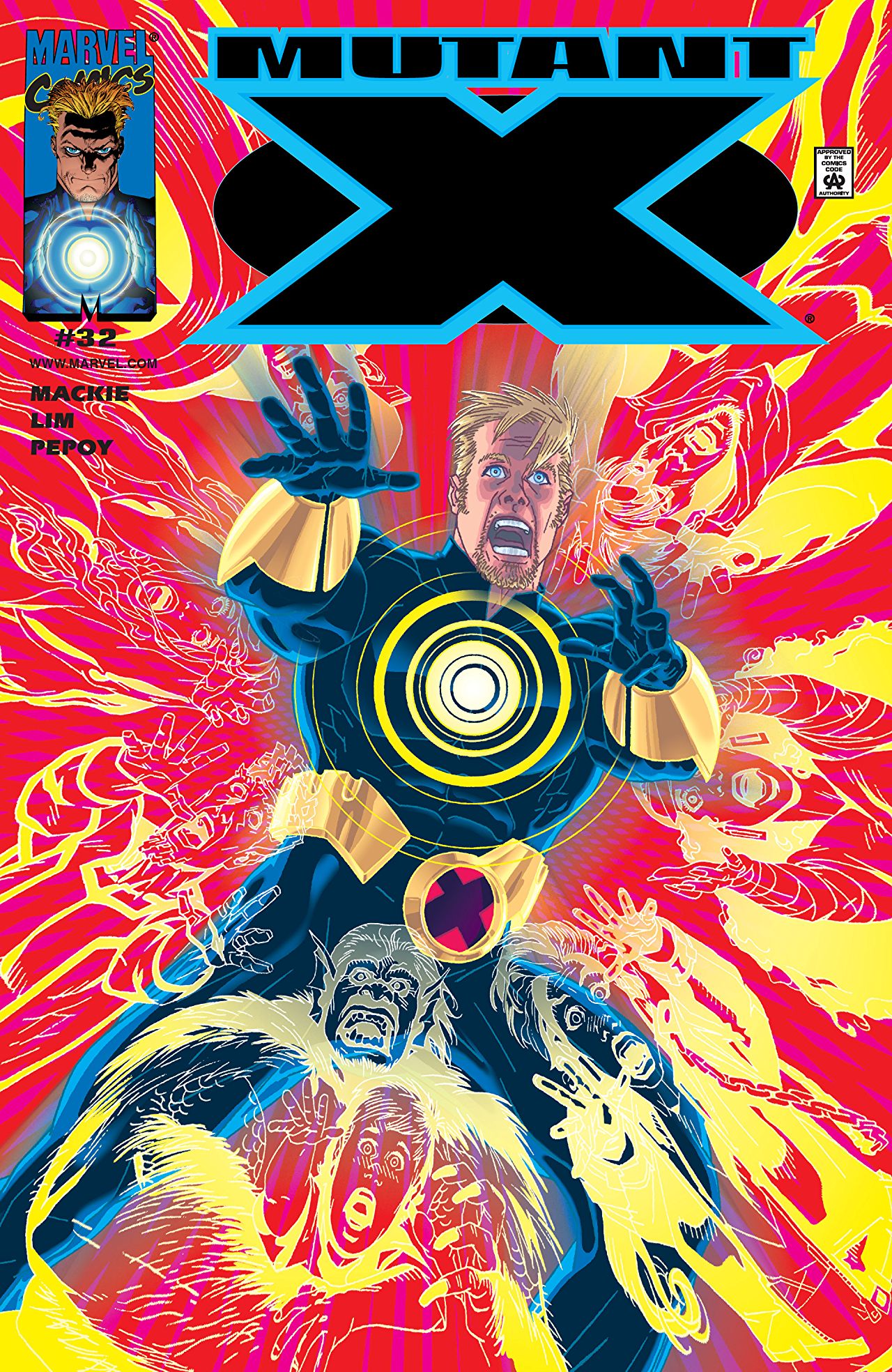 Mutant X (1998) #32 cover