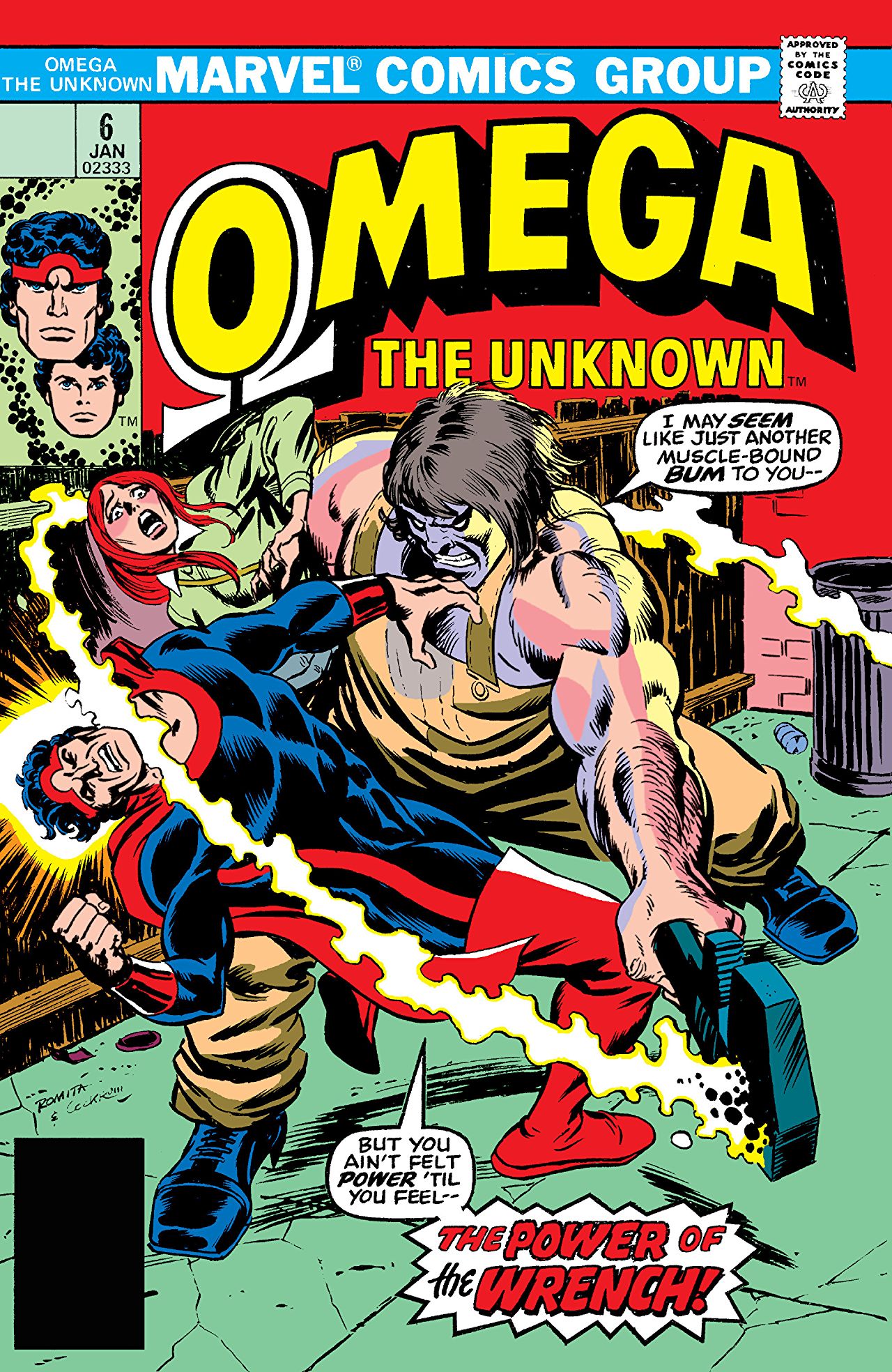 Omega the Unknown #6 cover