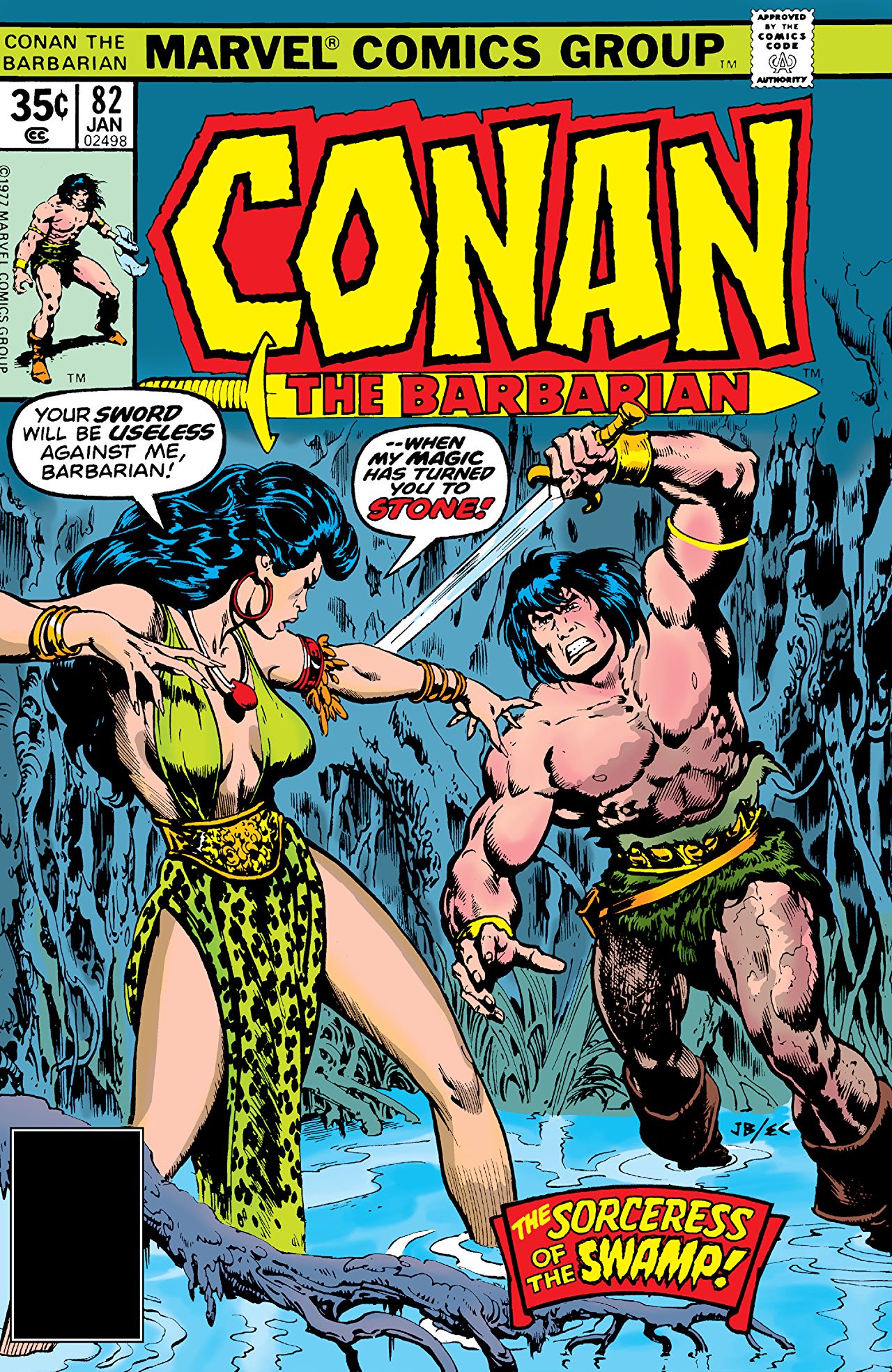 Conan the Barbarian #82 cover