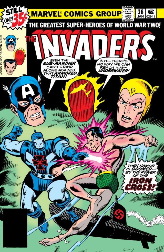 The Invaders (1975) #36 cover