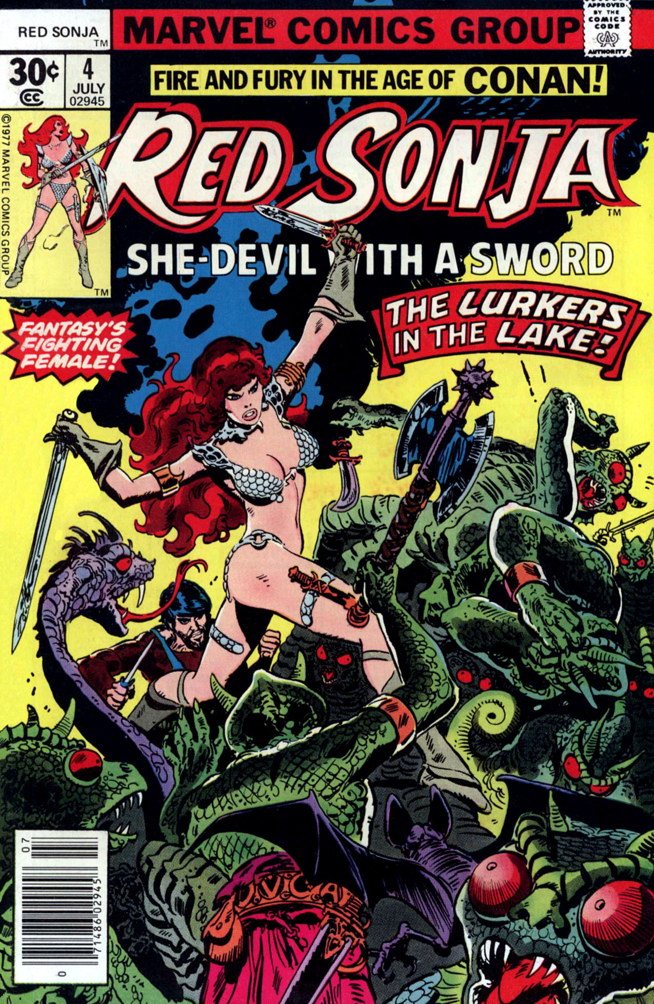 Cover of Red Sonja #4