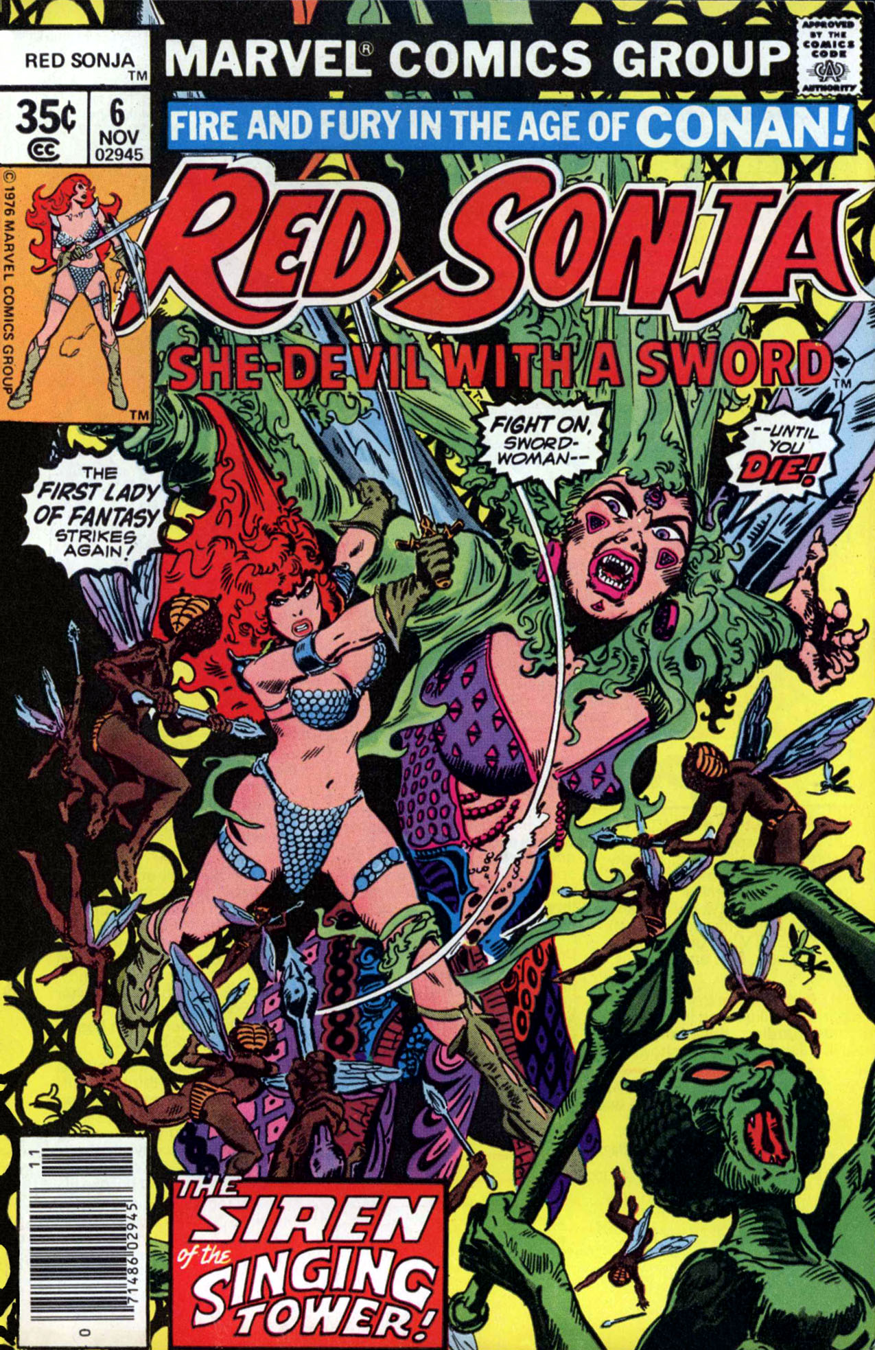 Red Sonja #6 cover