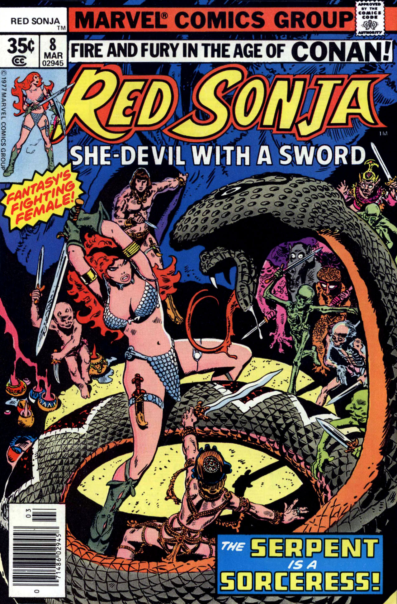 Cover of Red Sonja #8