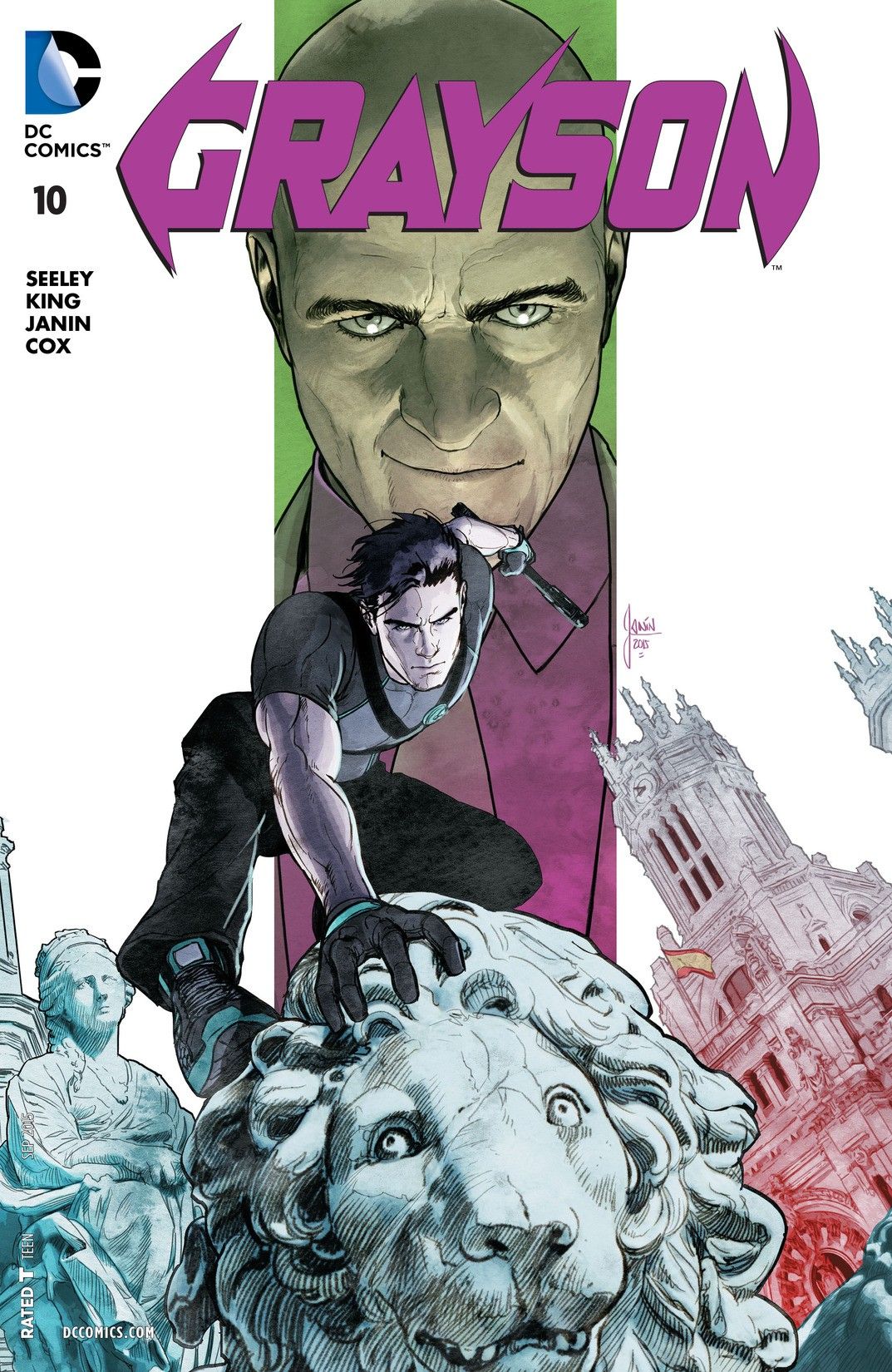 Grayson (2014) #10 cover