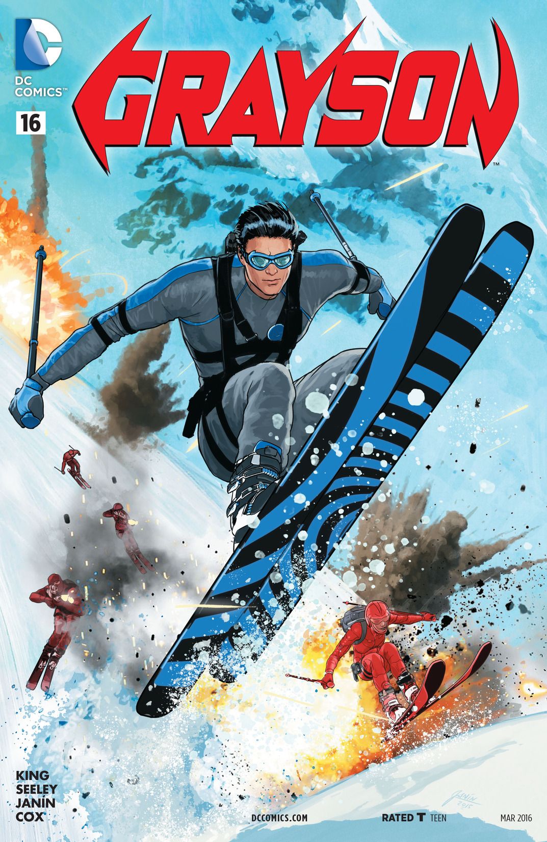 Grayson (2014) #16 cover