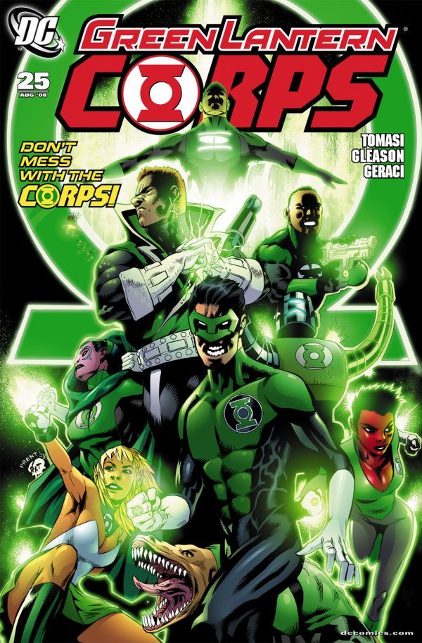 Green Lantern Corps (2006) #25 cover