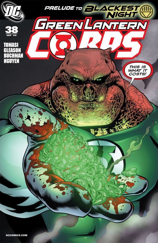 Green Lantern Corps (2006) #38 cover