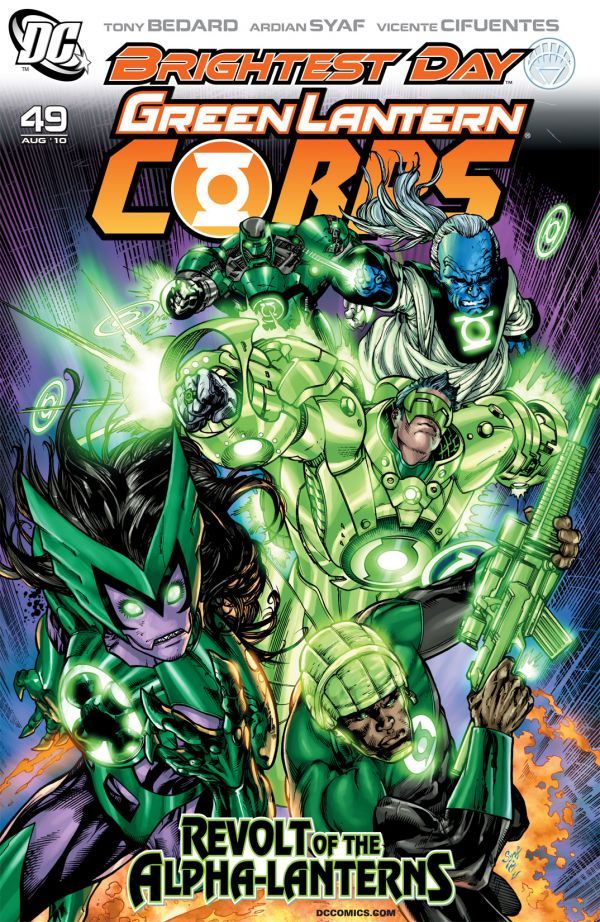 Cover of Green Lantern Corps #49