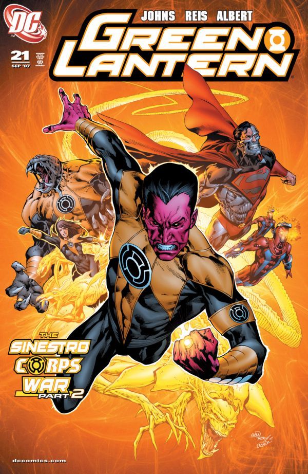 Green Lantern (2005) #21 cover