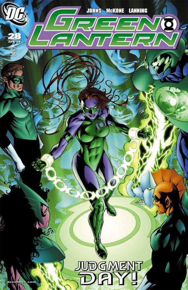 Green Lantern (2005) #28 cover
