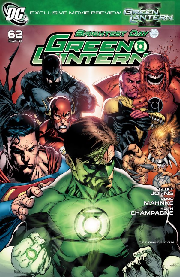 Green Lantern (2005) #62 cover