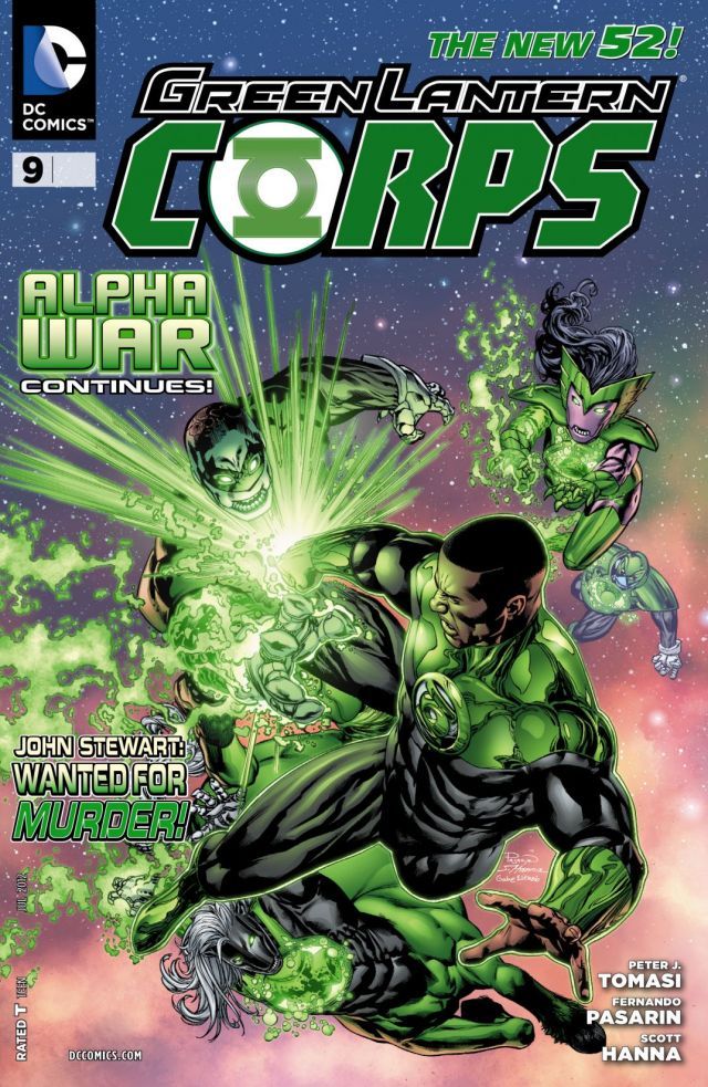 Green Lantern Corps (2011) #9 cover