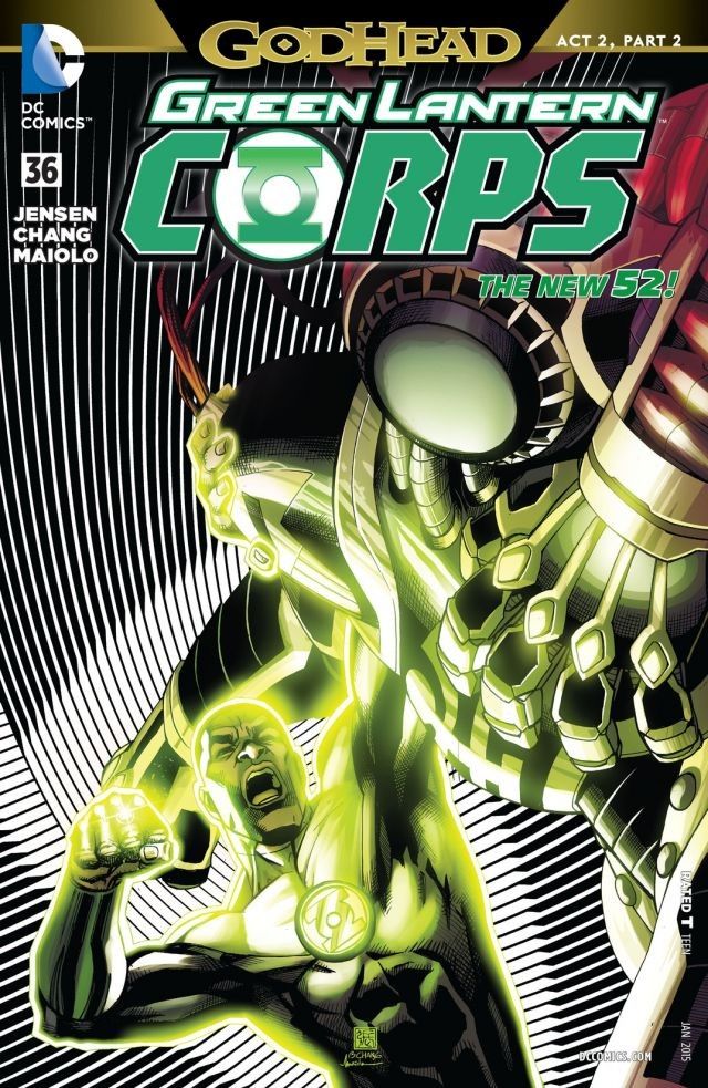 Green Lantern Corps (2011) #36 cover