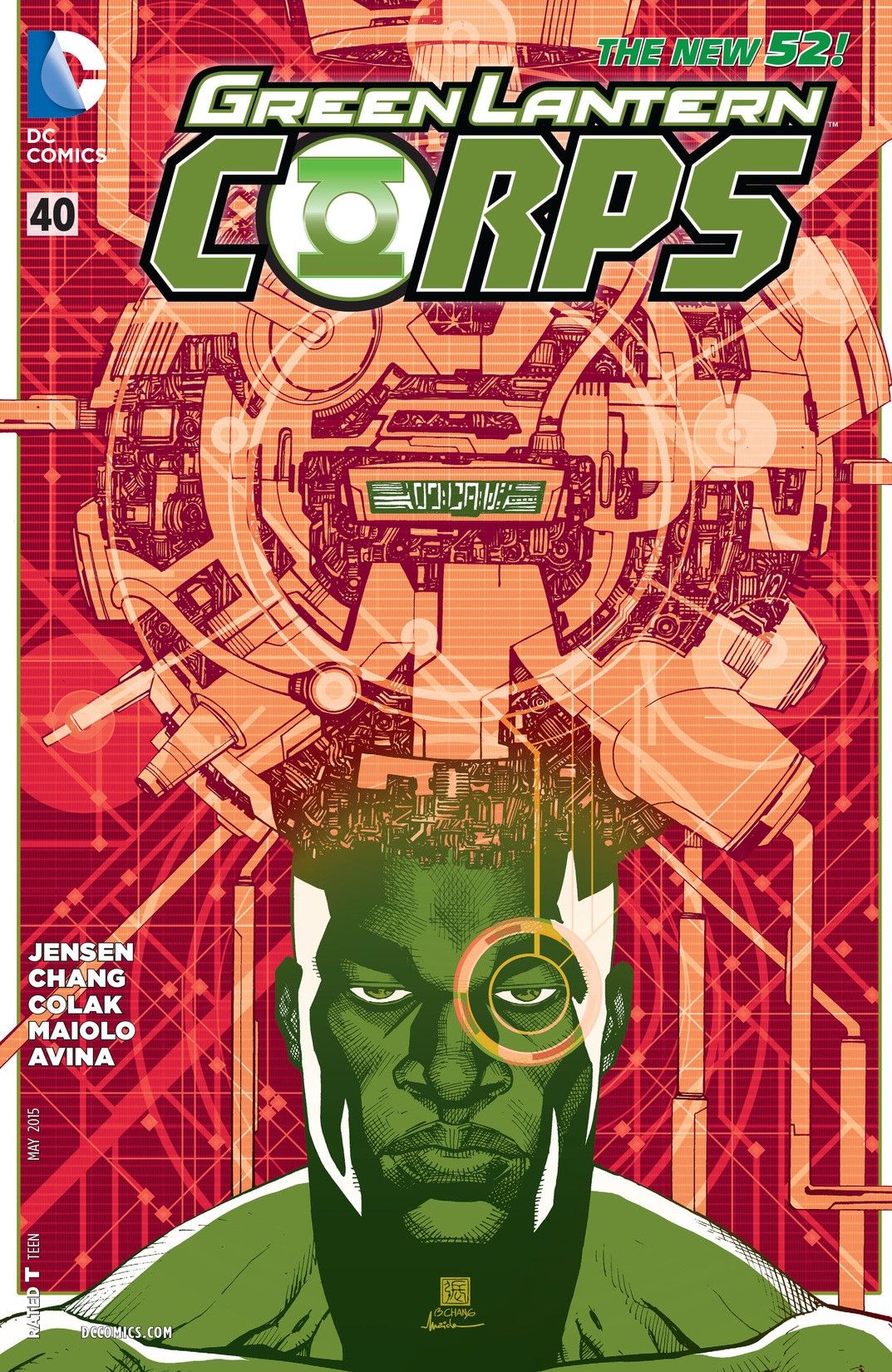 Green Lantern Corps (2011) #40 cover