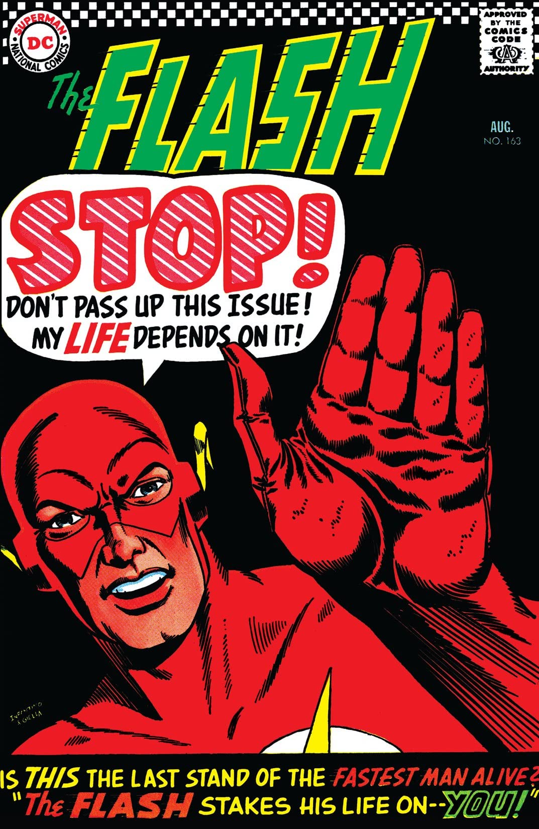 The Flash (1959) #163 cover