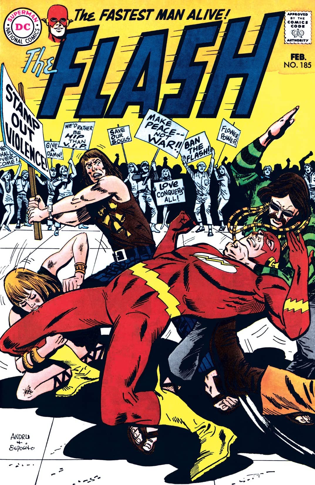 The Flash (1959) #185 cover