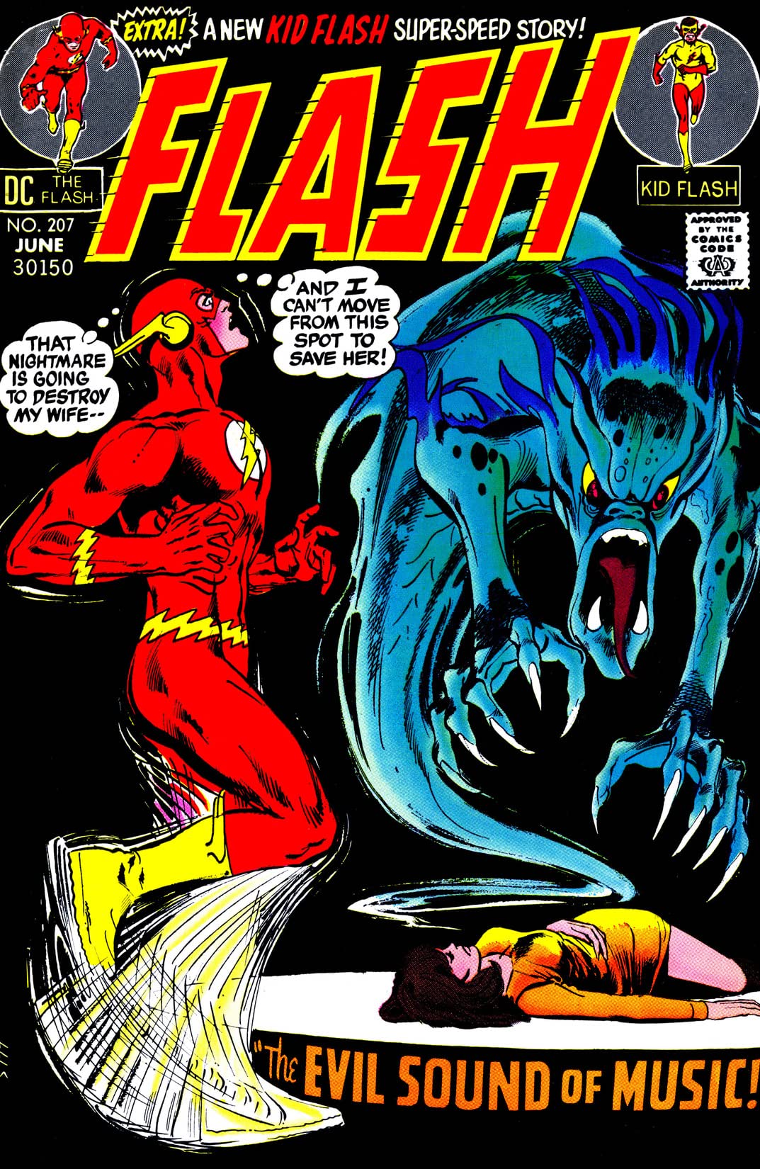 The Flash (1959) #207 cover