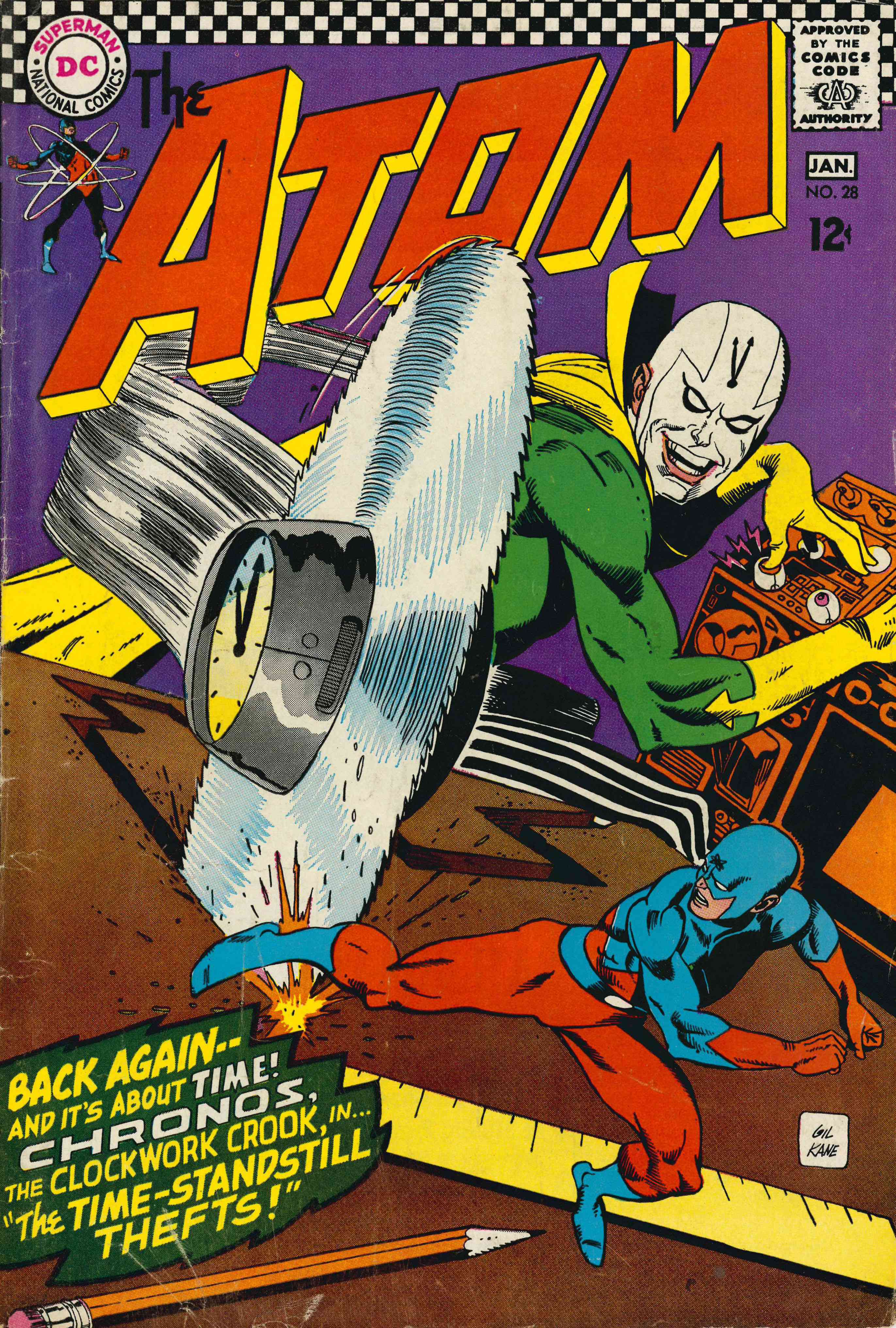 The Atom (1962) #28 cover