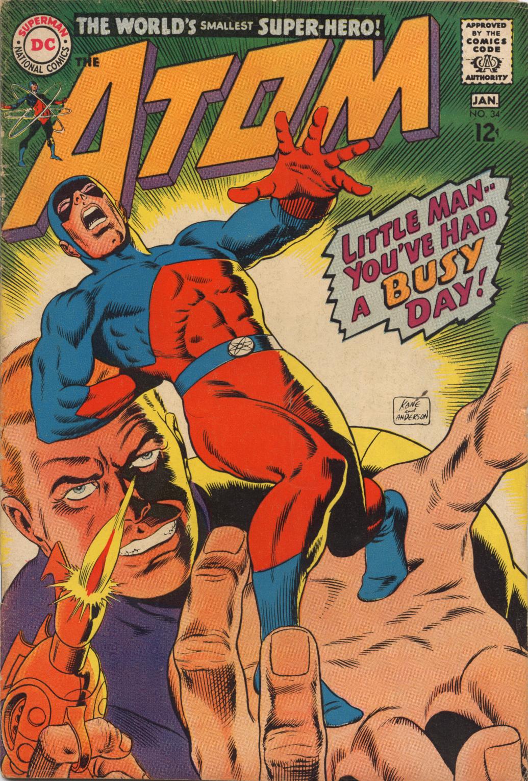 The Atom (1962) #34 cover