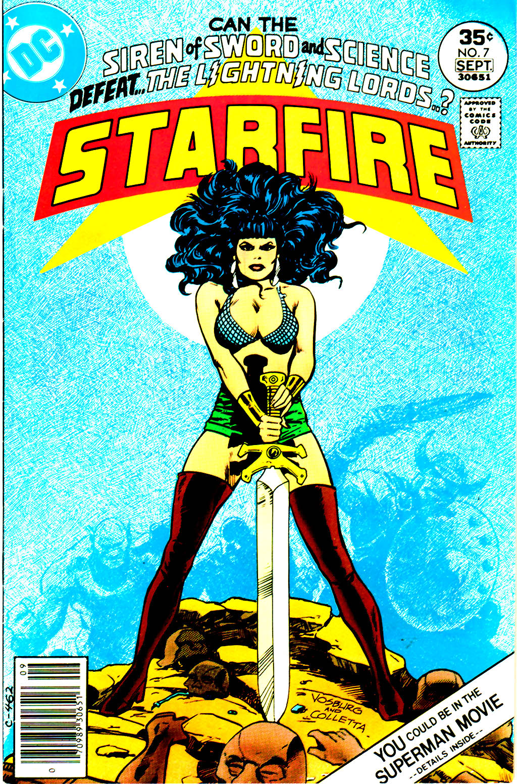 Starfire (1976) #7 cover