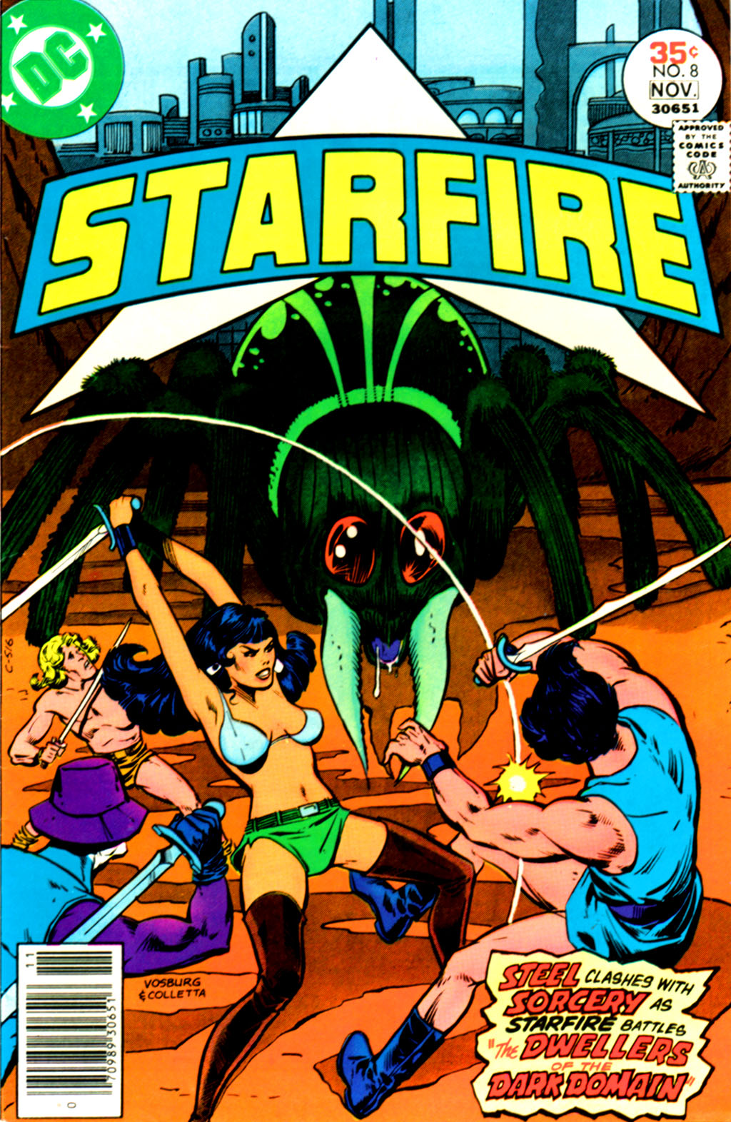 Starfire (1976) #8 cover