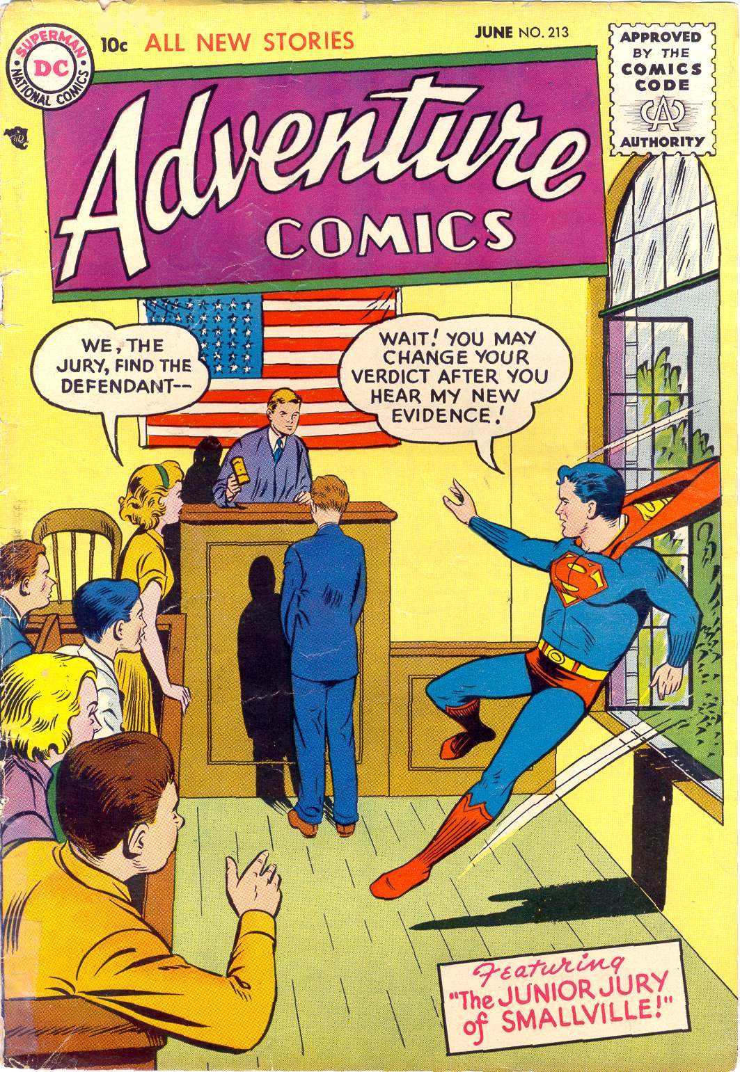 Adventure Comics (1938) #213 cover