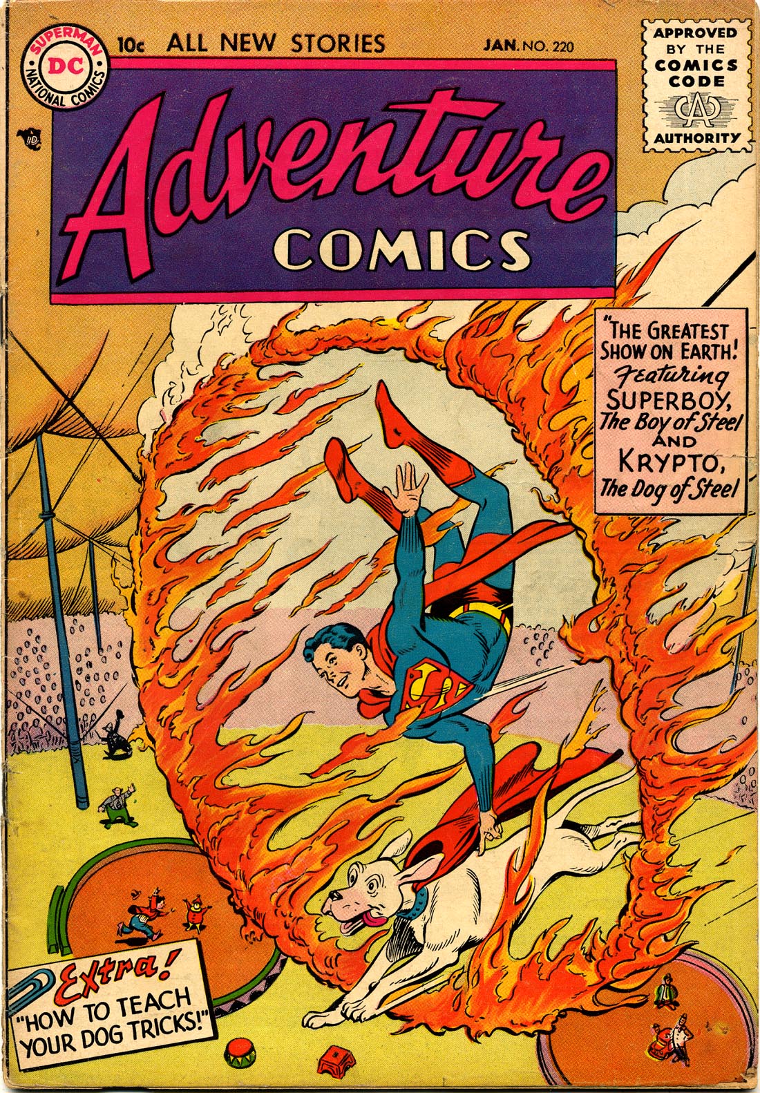 Adventure Comics (1938) #220 cover