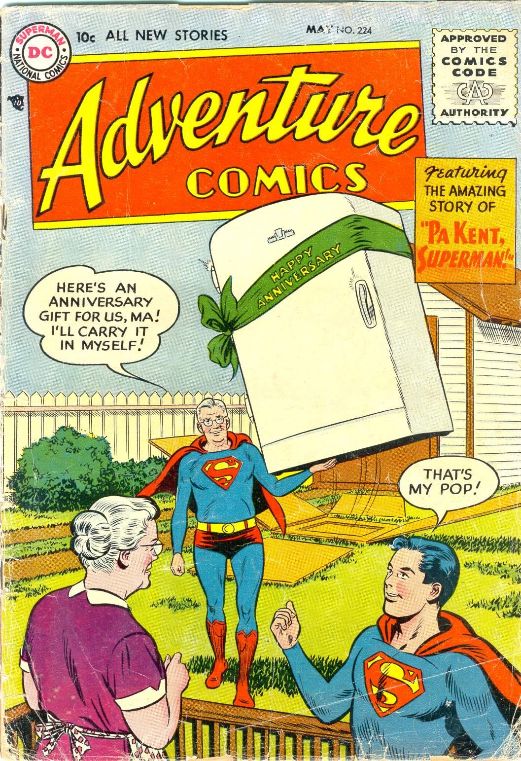 Adventure Comics (1938) #224 cover