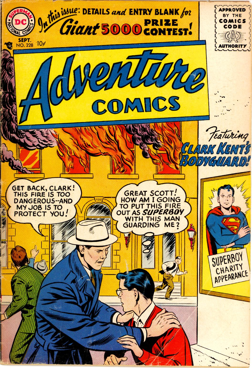 Adventure Comics (1938) #228 cover
