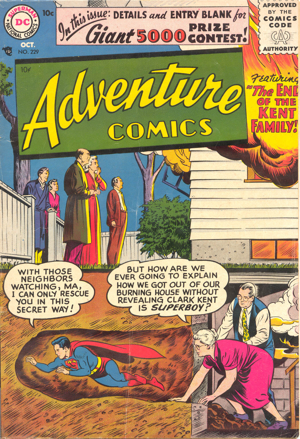 Adventure Comics (1938) #229 cover