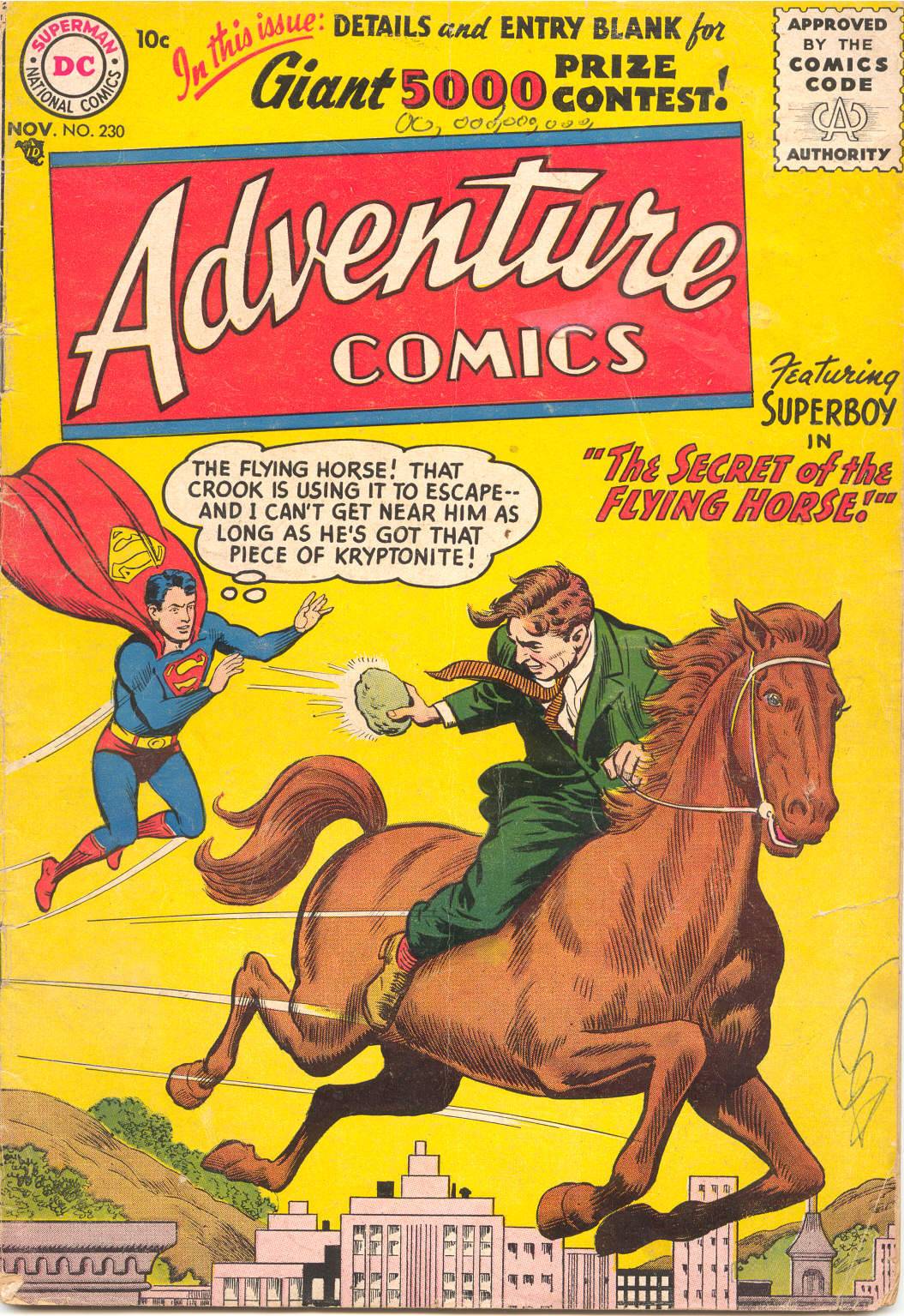 Adventure Comics (1938) #230 cover