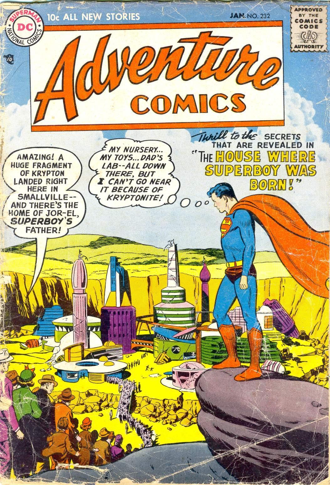 Adventure Comics (1938) #232 cover