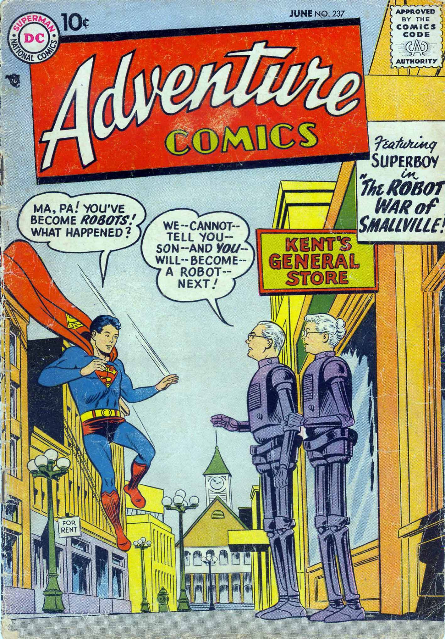 Adventure Comics (1938) #237 cover
