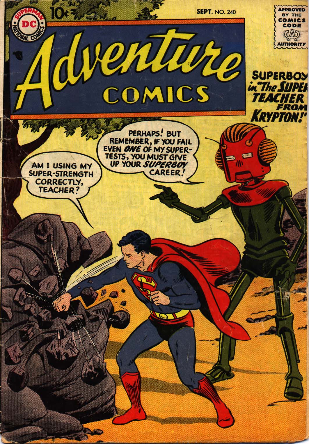 Adventure Comics (1938) #240 cover