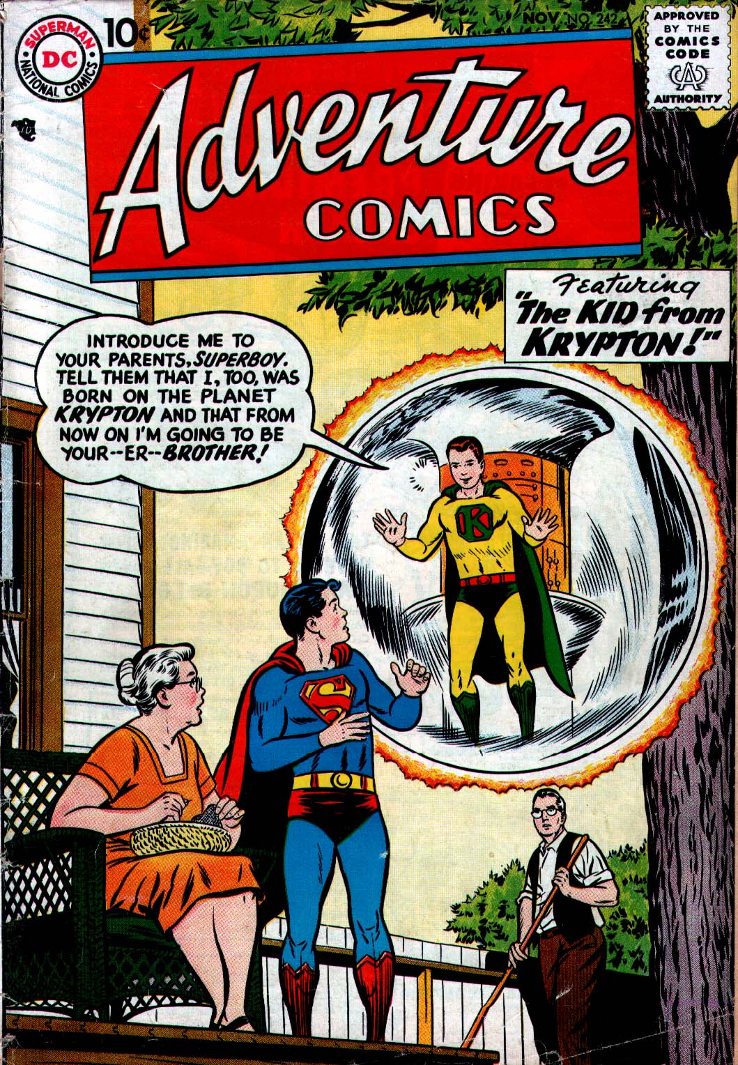 Adventure Comics (1938) #242 cover
