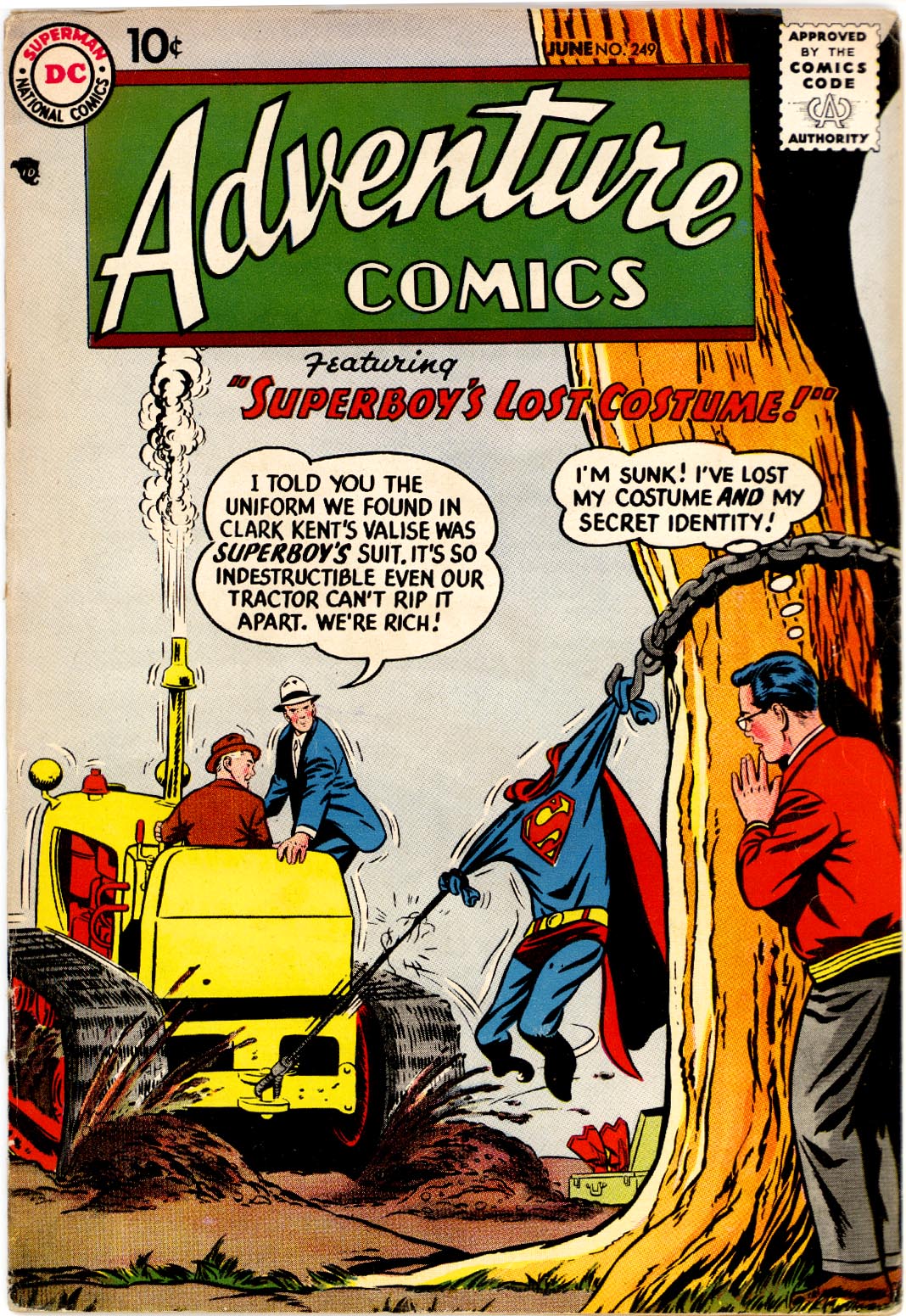 Adventure Comics (1938) #249 cover