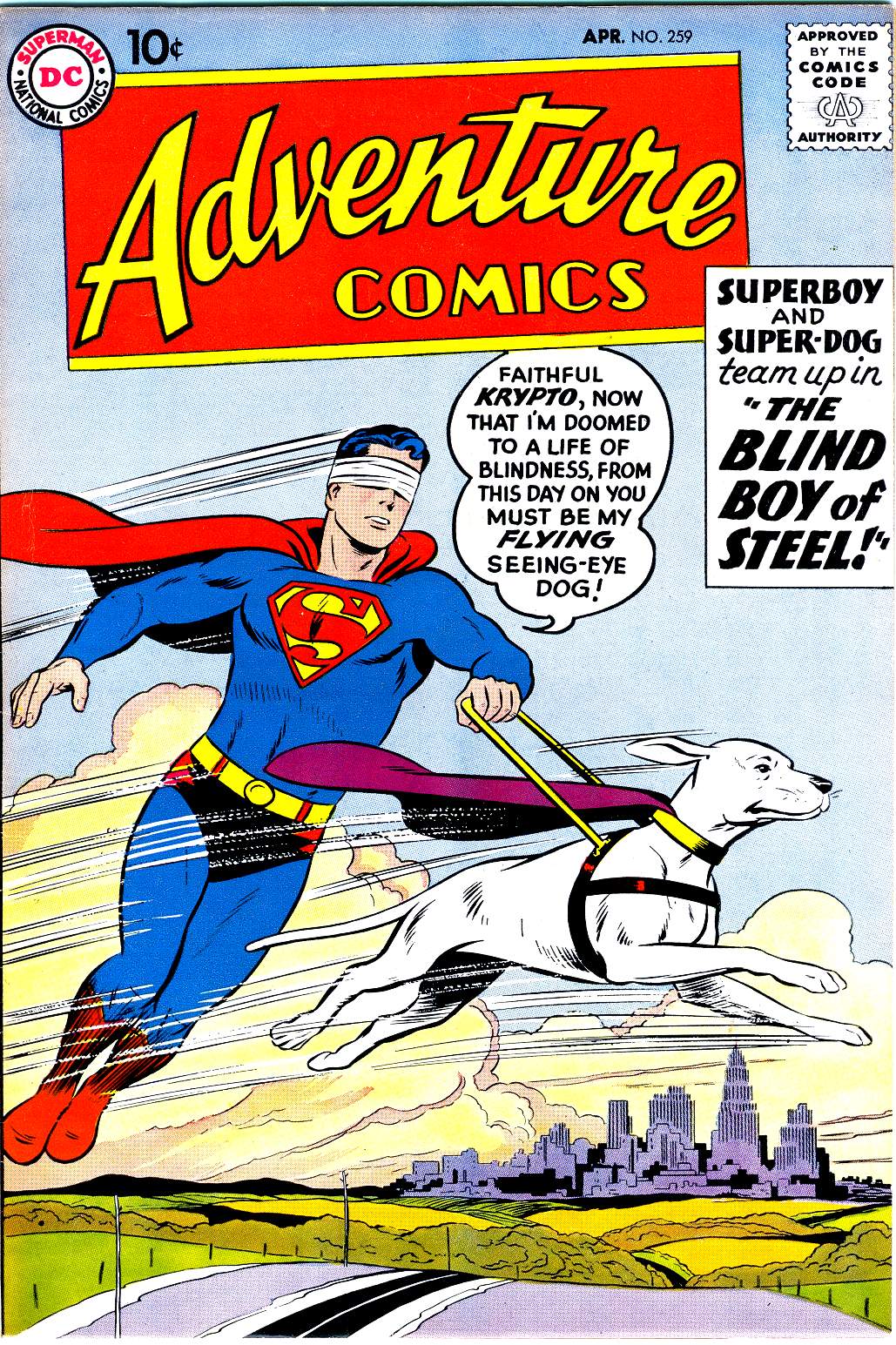 Adventure Comics (1938) #259 cover